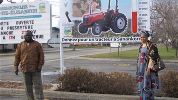 Deux Maliens en visite à Ste-Élisabeth