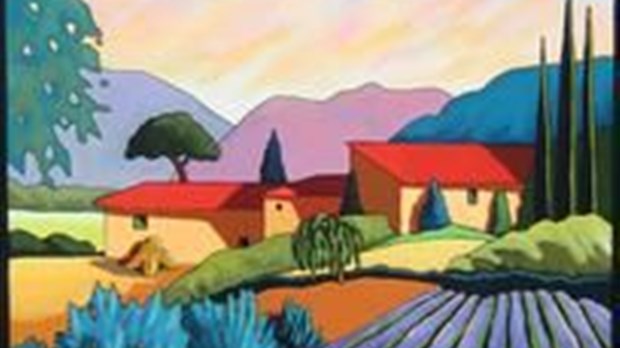 Une peintre réalise le rêve de tout artiste