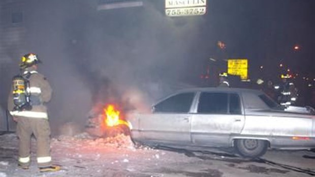 Un feu suspect endommage une voiture à Notre-Dame-des-Prairies