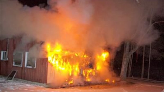 Un feu ravage une résidence de Sainte-Mélanie