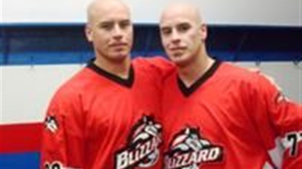 Les jumeaux Émery avec le Blizzard