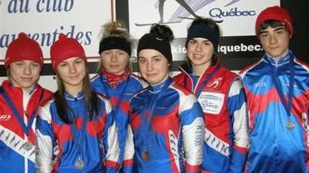 Six membres de club Défi aux Jeux du Québec