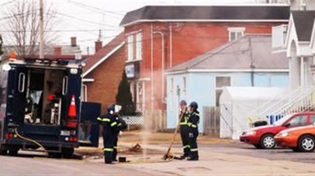 Fuite de gaz à Joliette