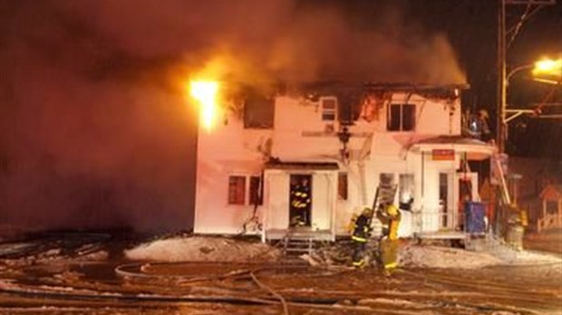 Incendie au bureau de poste