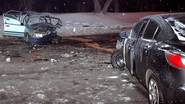 Une violente collision fait trois blessés
