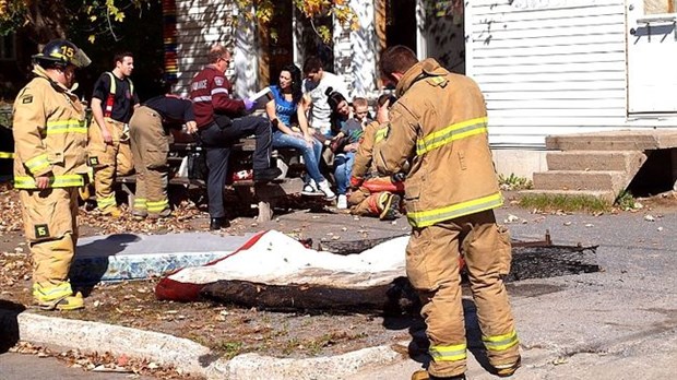 Début d’incendie à cause d’un matelas