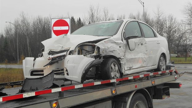 Une distraction cause un accident