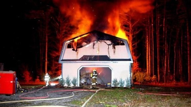 L’incendie cachait une production de pot