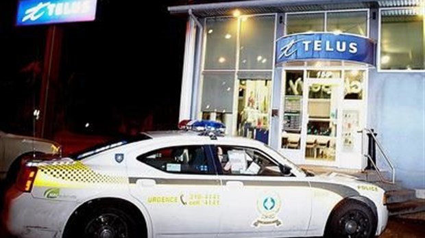 Tentative de vol à la boutique Telus de Notre-Dame-des-Prairies