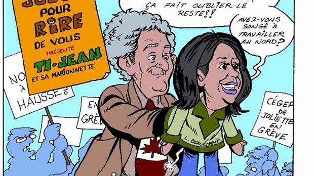 Caricature du 2 mai du Journal de Joliette