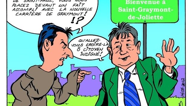 Caricature du 16 mai du Journal de Joliette