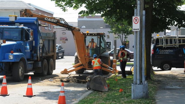 Fuite de gaz au centre-ville de Joliette
