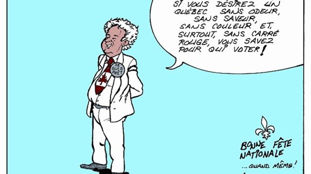 Caricature du 27 juin du Journal de Joliette