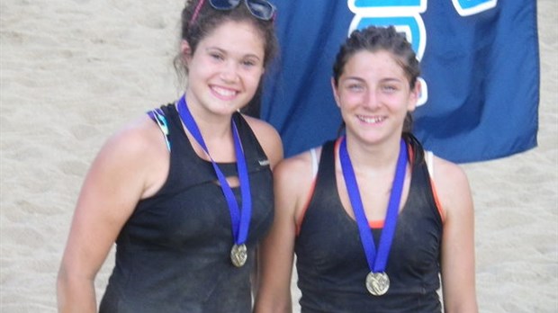Deux jeunes Lanaudoises se démarquent en volleyball de plage