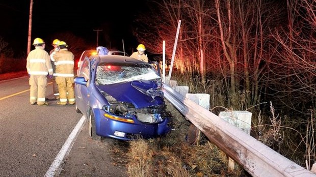 Une violente collision fait deux blessés