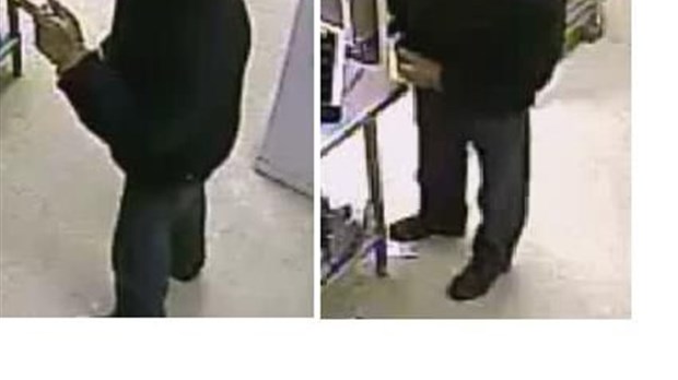 Suspect pour vol recherché
