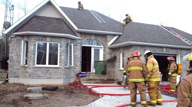 L’incendie cachait une plantation de pot