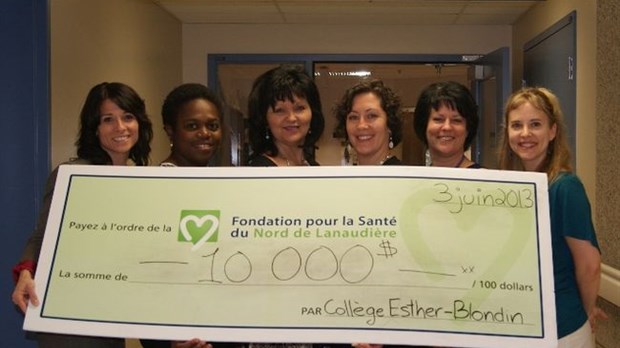 10 000 $ amassés par les élèves du Collège Esther-Blondin