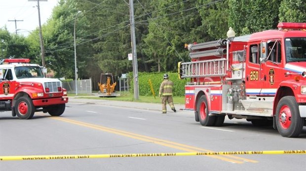 Une fuite de gaz à Joliette