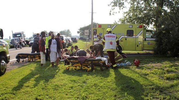 Six blessés à Saint-Norbert