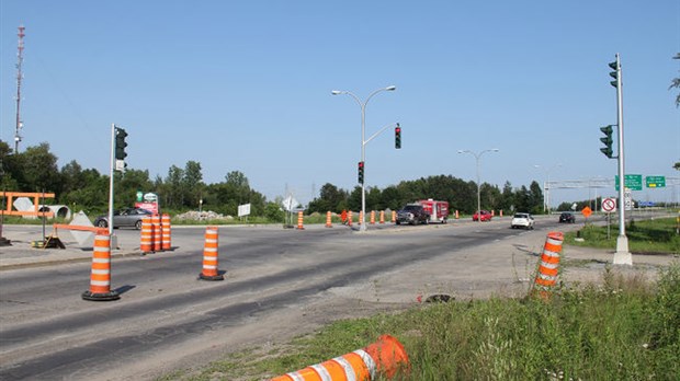 Carrefour turbogiratoire à Joliette : début des travaux