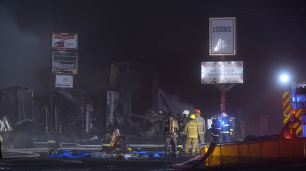 Un incendie ravage un commerce