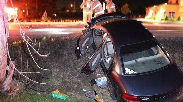 Violente collision à Saint-Charles-Borromée