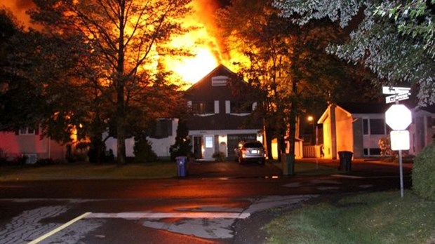 Un incendie détruit une résidence