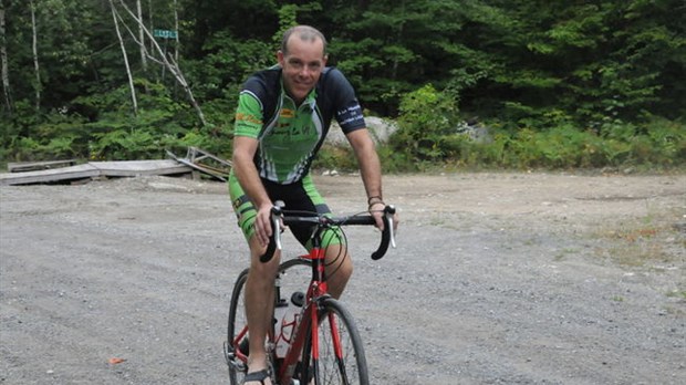 Marc Pepin fait toujours du vélo malgré la maladie