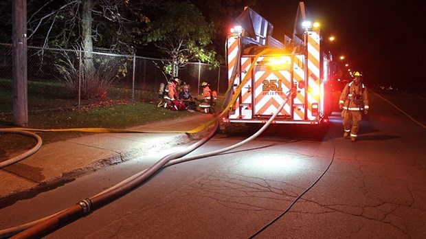 Feu à l’usine Plastrec à Joliette
