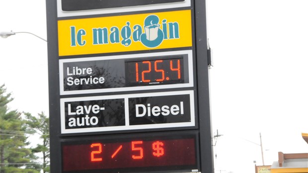 Le prix de l'essence est en chute libre dans Lanaudière
