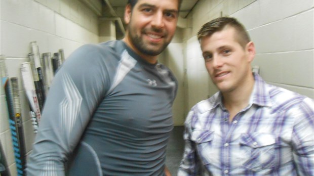Les retrouvailles de Jonathan Dick et David Poulin