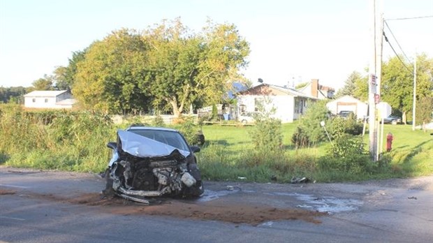 Un accident fait deux blessés