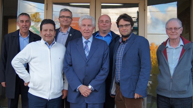 Gilles Duceppe en tournée dans le comté de Joliette
