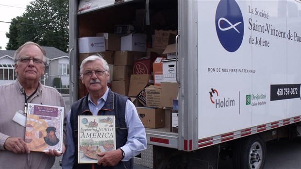 Importante vente de livres à la Société Saint-Vincent de Paul de Joliette 