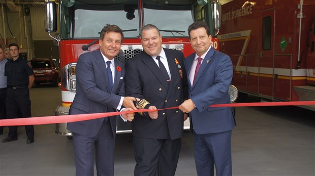 Inauguration réussie pour la caserne de pompiers de Rawdon