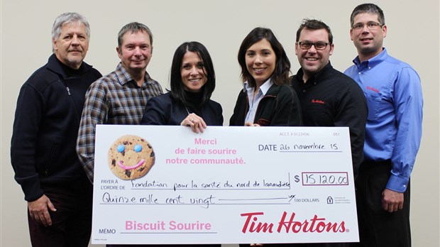 Tim Hortons fait 15 120 sourires dans la région