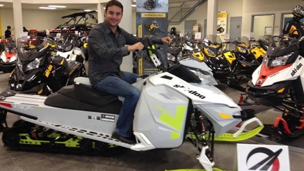 Andrew Ranger à la randonnée du musée Gilles-Villeneuve