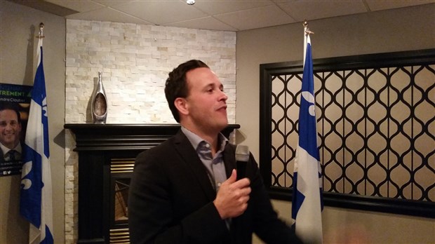 Alexandre Cloutier rencontre les militants de Joliette