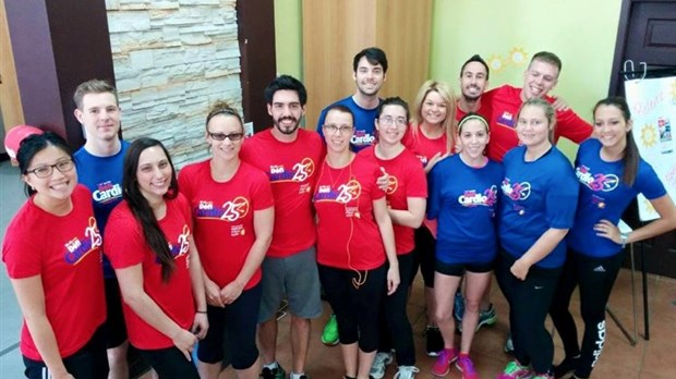 Un montant de 5374 $ pour le Défi Cardio 25 heures de Joliette