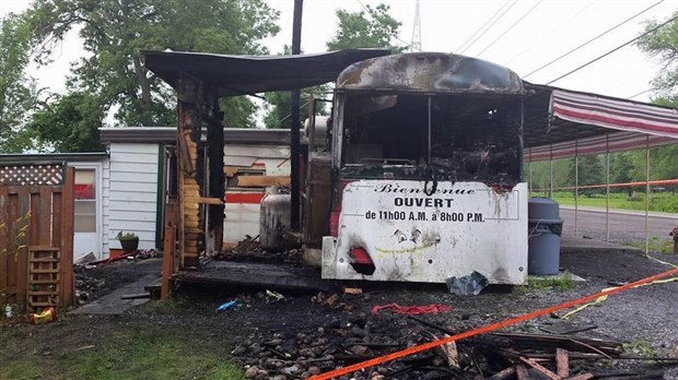 Lanoraie: La SQ enquête sur un incendie suspect