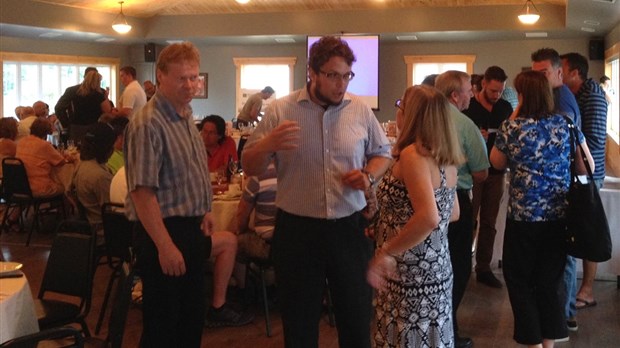 Gabriel Ste-Marie présent au tournoi de golf de la Chambre de commerce de la Haute-Matawinie