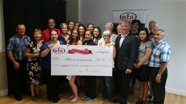 EBI remet plus de 48 000$ à des organismes locaux