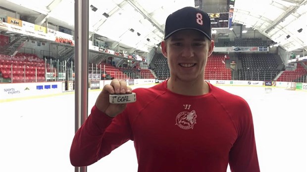 Anthony-John Greer marque son premier but dans la LHJMQ