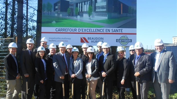 Les travaux de construction du Centre d’excellence en santé sont lancés