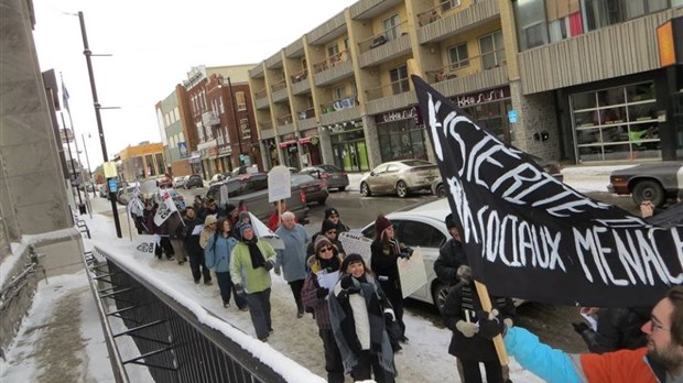Une marche funèbre contre la misère dans Lanaudière