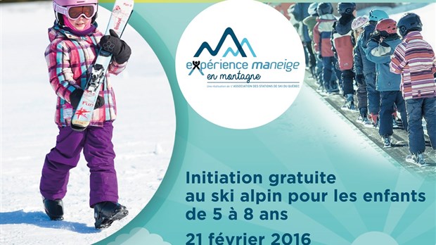 Initiation gratuite au ski alpin dans Lanaudière le 21 février