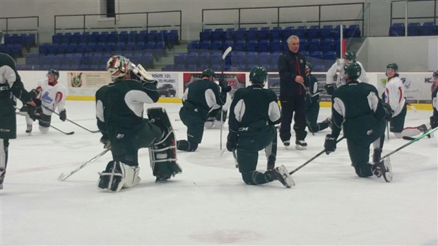 Un entraînement intense des Mooseheads