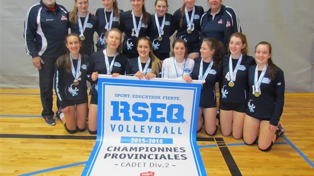 Les Libellules cadettes championnes provinciales au niveau scolaire