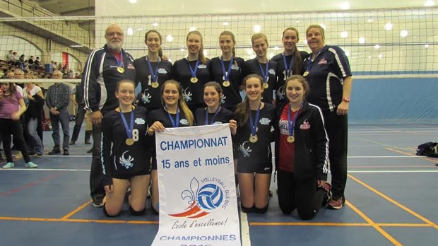 Un autre championnat provincial pour les Libellules cadettes